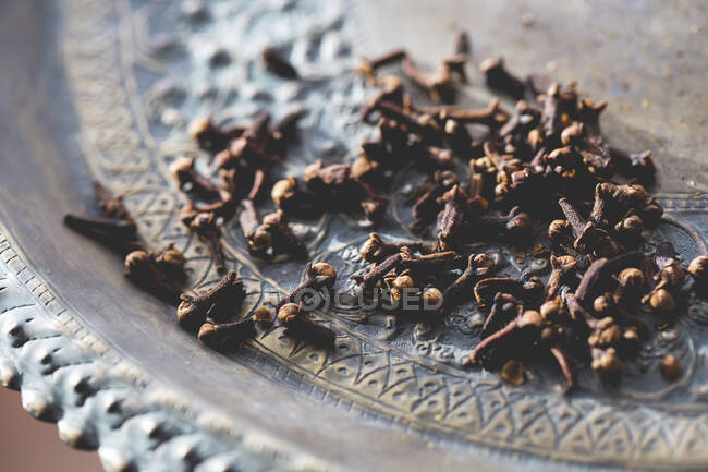 Close up of a black tea in a bowl — Stock Photo