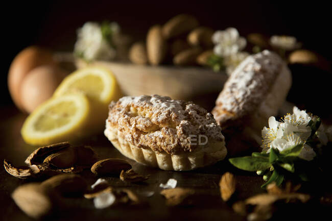 Typical dessert from ibiza island in Spain made with local almonds — Stock Photo
