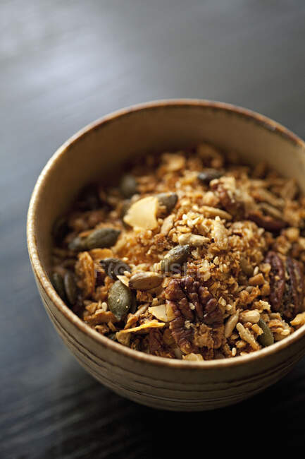 Nutty Granola in a bowl - foto de stock