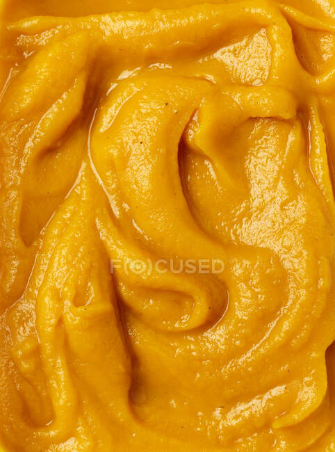 Close up of a yellow pumpkin — Stock Photo