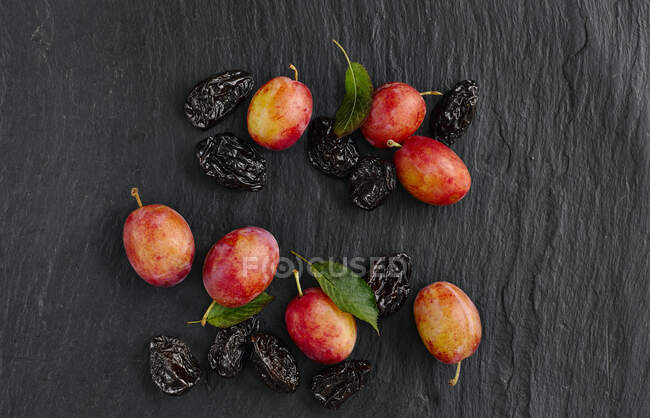 Close-up shot of delicious Prunes — Stock Photo