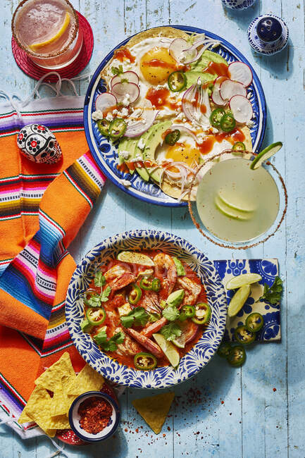 Traditionelle mexikanische Küche, gesunde Ernährung und vegetarische Mahlzeit — Stockfoto