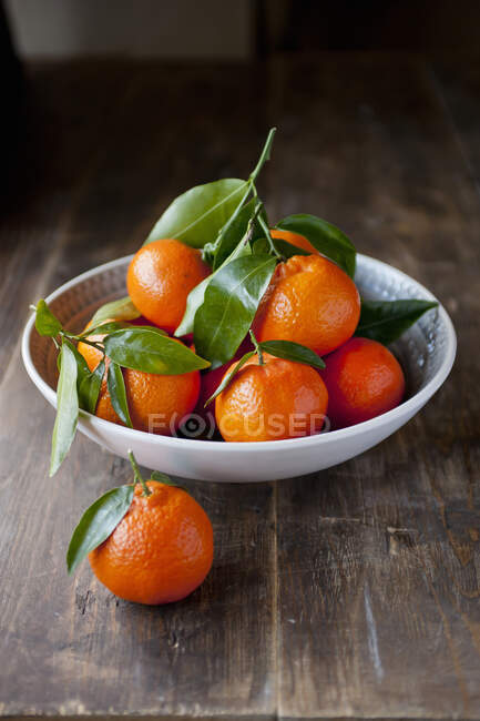 Close-up shot of delicious Clementines — Stock Photo