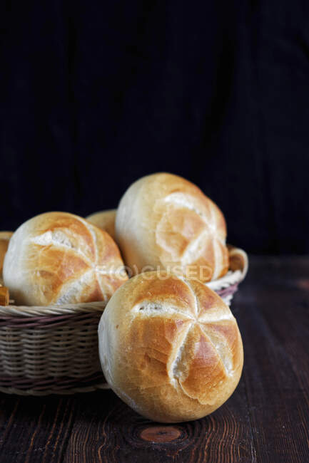 Wheat buns close-up view — Stock Photo