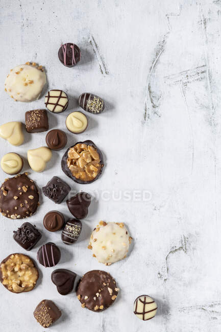 Крупный план вкусного шоколада — стоковое фото