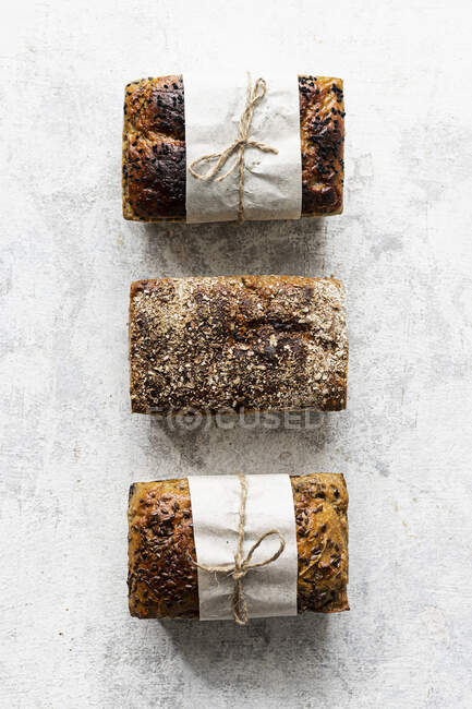 Mini breads close-up view — Stock Photo
