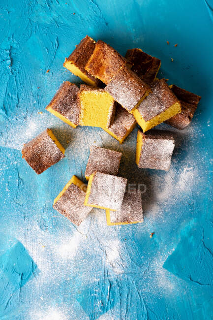 Glutenfreier Clementine-Kuchen, gemahlene Mandeln und frei von glattem Boden — Stockfoto
