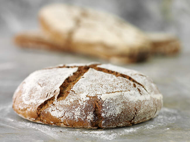 Close-up shot of delicious Russian rye bread — Stock Photo
