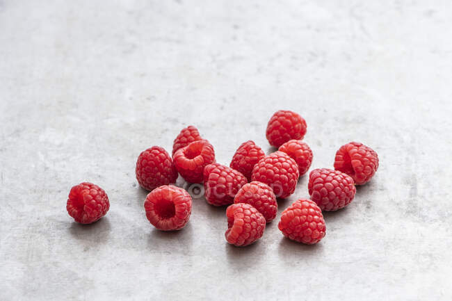 Close-up shot of delicious Raspberries — Stock Photo