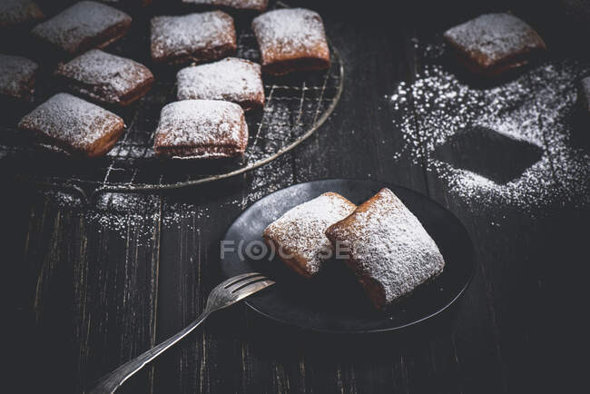 New Orleans pastries for Mardi Gras — Stock Photo