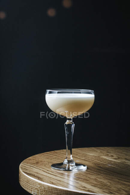 Cocktail com clara de ovo — Fotografia de Stock