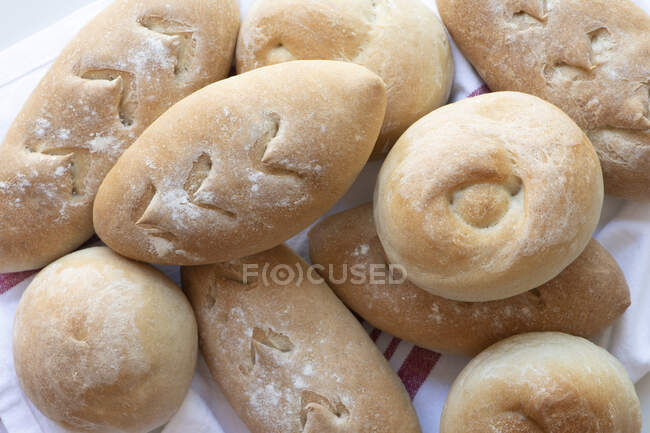Home made buns, closeup shot — Stock Photo