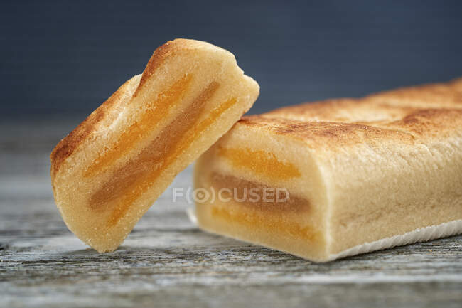 Pan de Cdiz, confeitaria de maçapão de Cdiz, Espanha — Fotografia de Stock