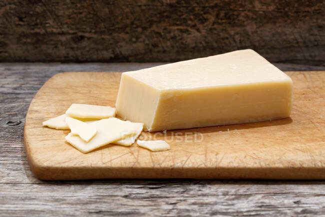 Parmigiano vegano a base di grasso di cocco — Foto stock