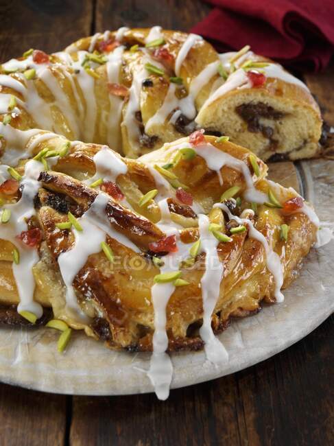 Couronne dessert close-up view — Stock Photo