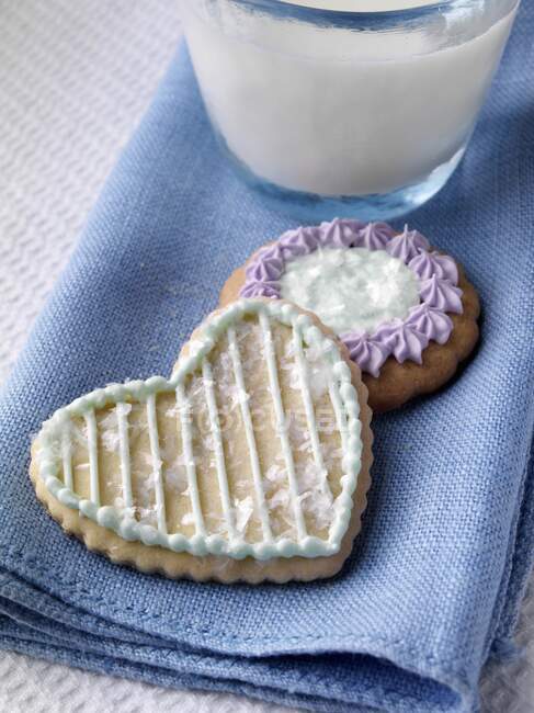 Biscuits maison biscuits alimentaires éditoriaux — Photo de stock