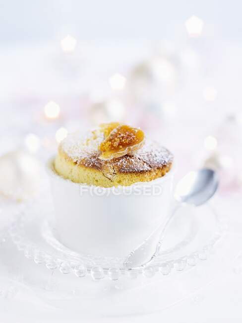 Feigen und Honig Souffle (Weihnachten) — Stockfoto