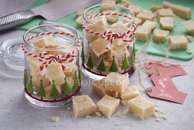 Butter fudge close-up view — Stock Photo