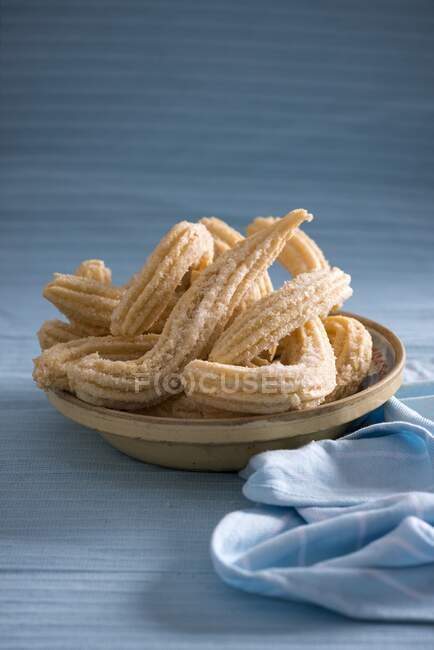 Vegan churros, Mexican pastry biscuits — Stock Photo