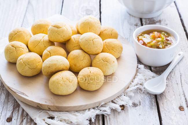 Chipa (cheese bread rolls from Argentina) — Stock Photo