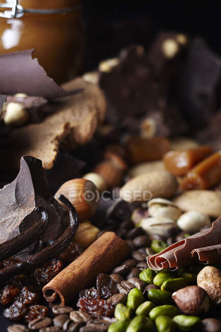 Composition with ingredients for pastries — Stock Photo