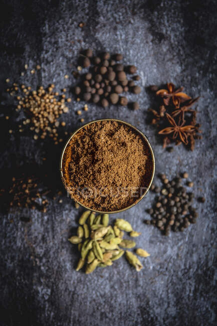 Gingerbread spices close-up view — Stock Photo