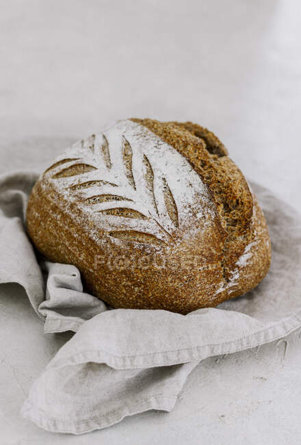Пшеничний хліб крупним планом — стокове фото