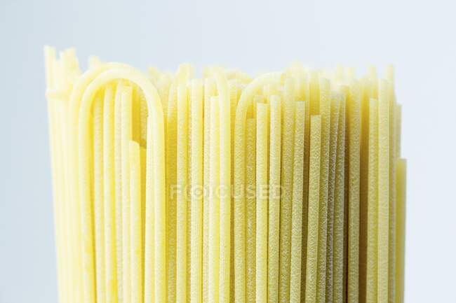 Спагетти, подробный снимок крупным планом — стоковое фото
