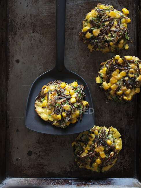 Patatas de maíz vista de cerca - foto de stock