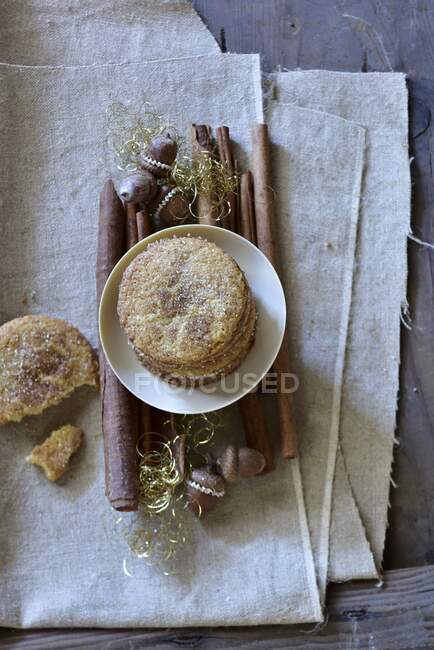Biscuits Chai (à base de thé épicé)) — Photo de stock
