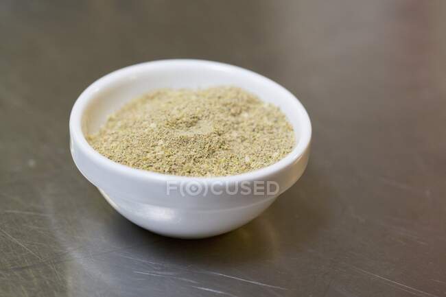 Close-up shot of delicious Dukka (oriental spice mixture) — Stock Photo