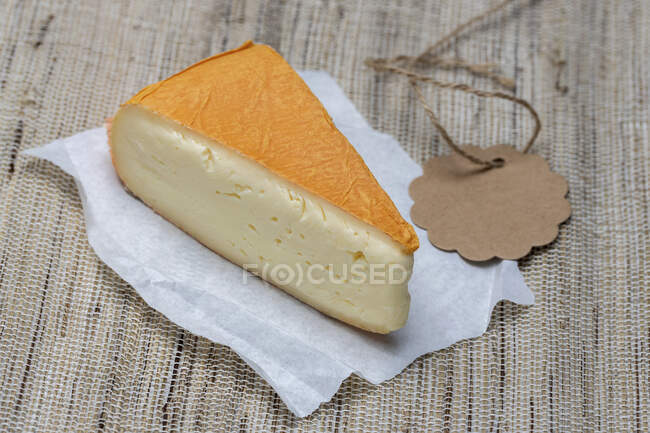 Chaumes - French soft cheese — Stock Photo