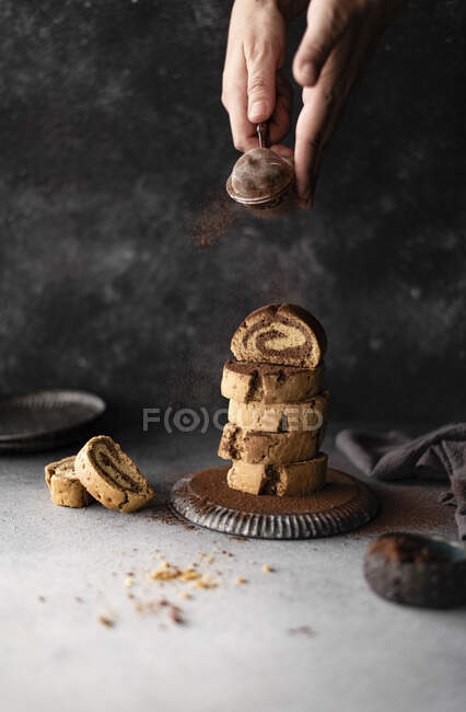 Biscotti mármol vista de cerca - foto de stock