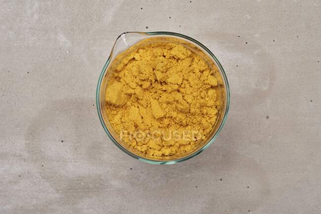 Polvo de algas (Clorella dorada)) - foto de stock