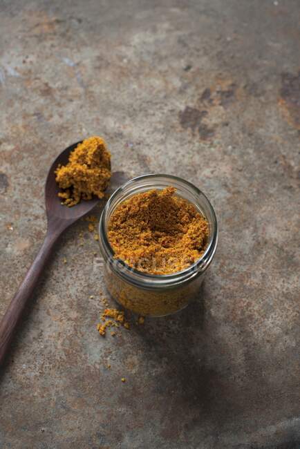 Homemade superfood spice close-up view — Stock Photo
