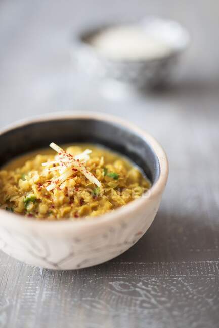 Curry di lenticchie con zenzero — Foto stock