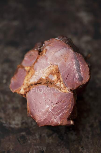 Lammfleisch auf einem Blech — Stockfoto