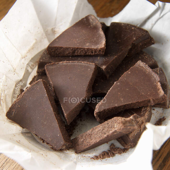 Chocolate mexicano hecho a mano - foto de stock