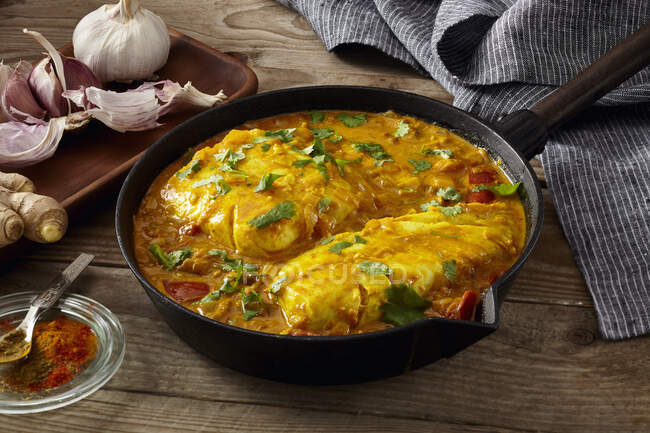 Fish curry from Kerala — Stock Photo
