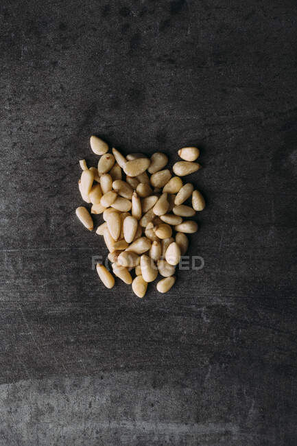 Pine nuts close-up view — Stock Photo