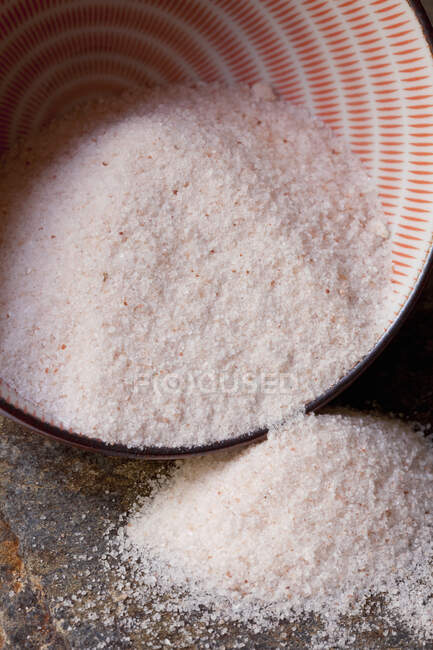 Fine Himalayan salt, closeup — Stock Photo