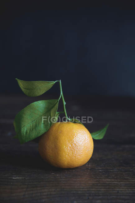 Mandarina fresca vista de cerca - foto de stock