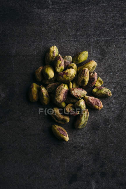 Shelled pistachios close-up view — Stock Photo