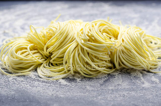 Fresh Pasta close-up view — Stock Photo