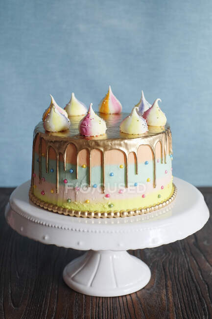 Un gâteau à la licorne pour adultes — Photo de stock