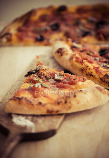 Pizza marinara vista da vicino — Foto stock