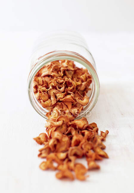 Dried carrots close-up view — Stock Photo