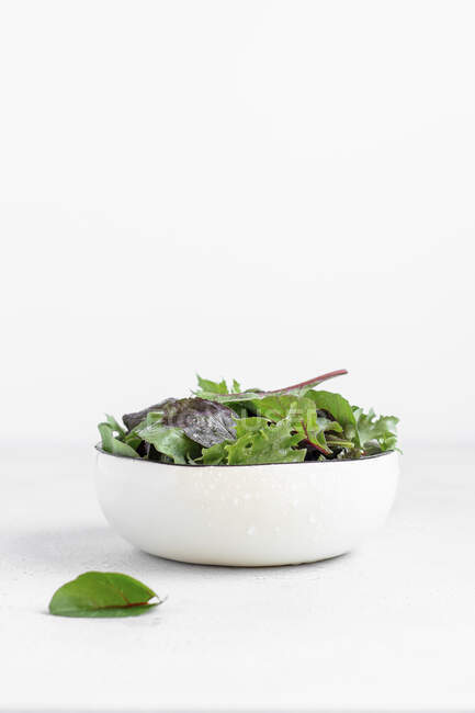 Вид на салат крупным планом — стоковое фото