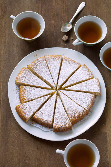 Torta sabbiosa крупным планом — стоковое фото