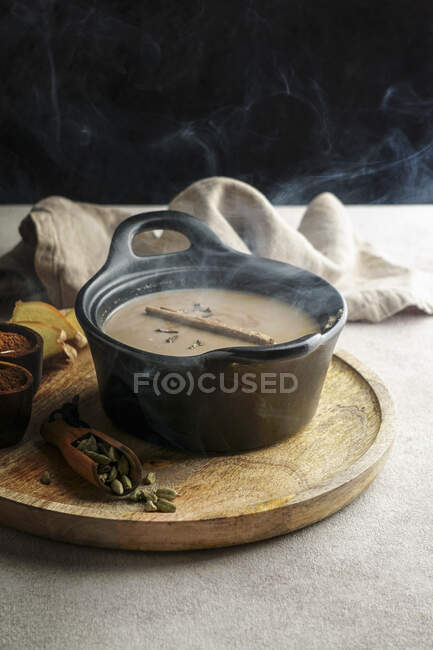 Tè masala chai indiano — Foto stock